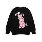 Women Sweater Soft Idle Style Cartoon Retro