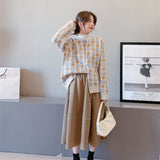 Women Knitted Cardigan Retro Loose and Cute Series