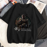 Black Myth WUKONG Printed T-Shirt 3D Game Graphic Tshirt Sum