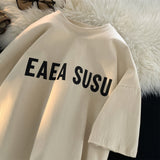 Men's T Shirt Retro Loose All-Matching