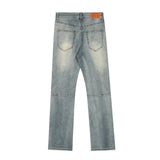 Men Jeans Retro Worn Loose All-Matching
