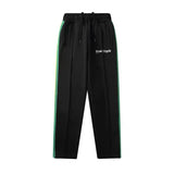Palm Angels Pants Angel Rainbow Striped Pants Men's and Women's Casual Trousers Loose