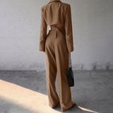 Women Co-Ords Long Sleeve Leisure Commute