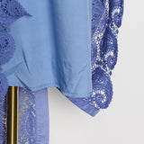 Bohemian Dress Lace Split Lantern Sleeve Hollow-out Dress