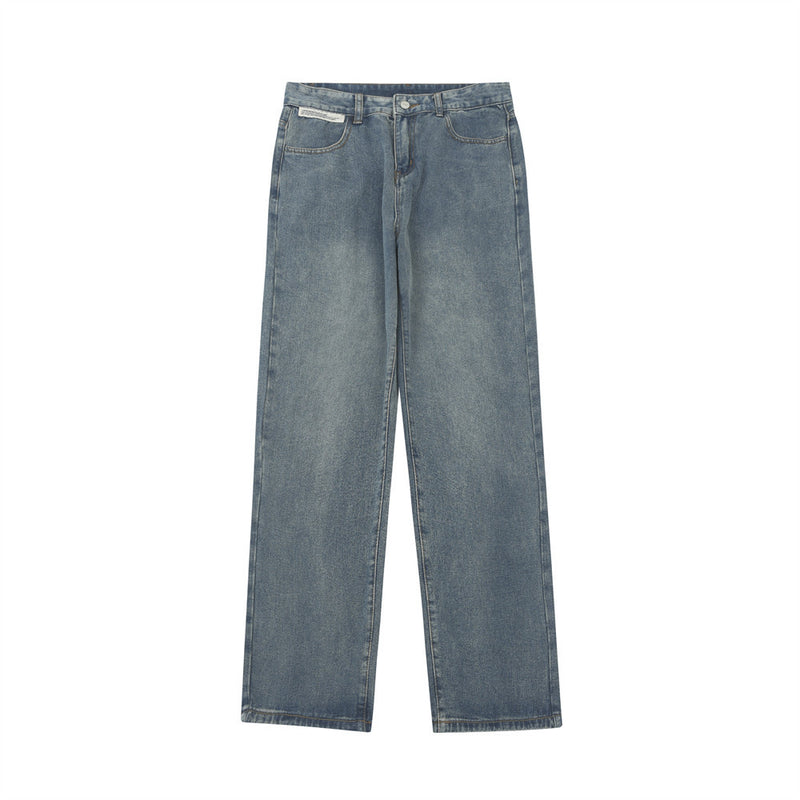 Men Jeans Retro Loose All-Match Casual