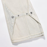 Men Jeans Distressed Niche Loose Stitching