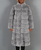 Women Fur Jacket Fashion Plush Long Coat