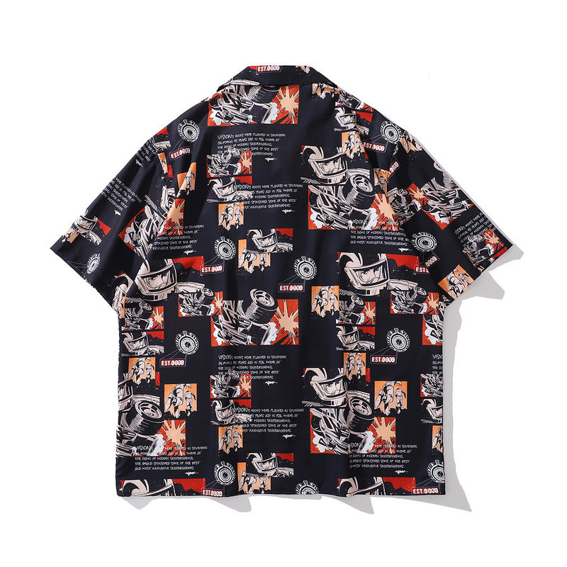 Short Sleeve Shirt Personalized Short Sleeve Oversize Floral