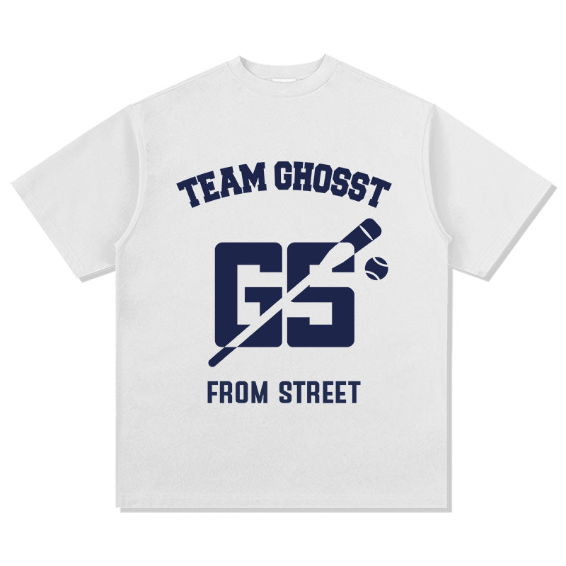 Unisex T-Shirt Loose Small Neckline Short Sleeve T-Shirt