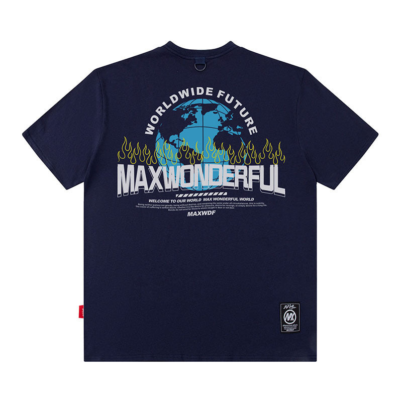 Men T-Shirt Versatile Casual Loose