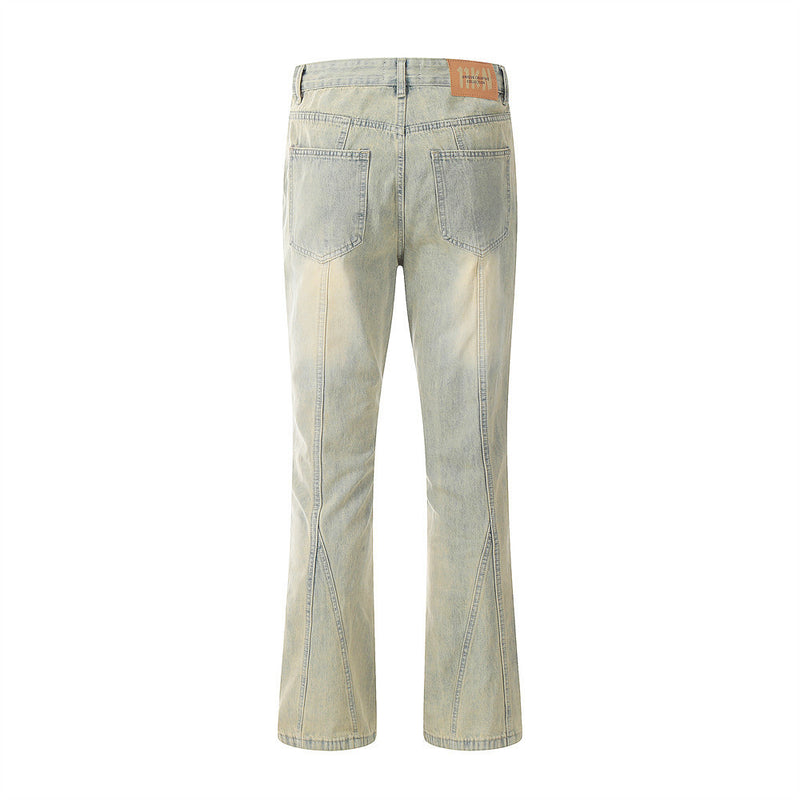 Men Jeans Stitching Casual