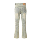 Men Jeans Stitching Casual