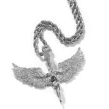 Jewelry Angel Wings with DiamondsNecklaces Crosses Spectrum Necklaces Angel Pieces