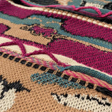 Kapital T Shirt Pingtian Hehong Vintage Knitted Sweater Pullover Loose Short Sleeve Vest