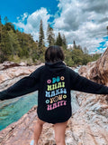 Do What Makes You Happy Hoodie Letter Slogan Font Mental Hea