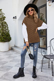 Women Pullover Sweater Fashion Loose Turtleneck Sweater