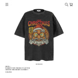 American vintage street T-shirt pure cotton men's and women's summer loose