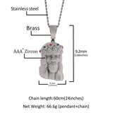 Jewelry Hip Hop Diamond Pendant Necklace Royalty Spectrum Egypt Pieces Cannabis