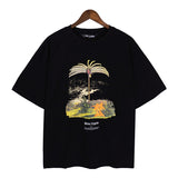 Palm Angle T Shirts Palm Oil Painting Printing