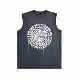 Purple Brand Tank T Shirts Sleeveless T-shirt Vest