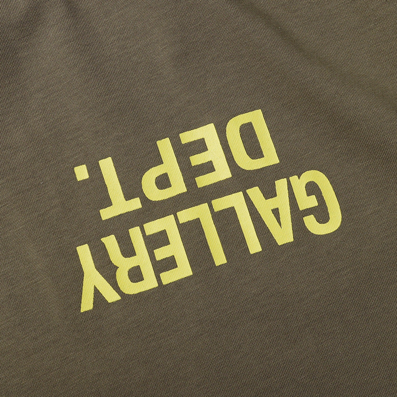 Gallery Dept T Shirts Men's Summer Short Sleeve Gallery Dept Letter Print Short-Sleeve T-shirt