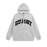 Stussy Hoodie Zip Cardigan Hooded Sweater