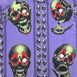 GUILTYPARTIES TIGER Shirts STUDIO Tattooed Skull, Short Sleeve Shirt