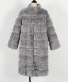Women Fur Jacket Fashion Plush Long Coat
