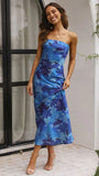 Women Dress Elegant Socialite Satin Dress
