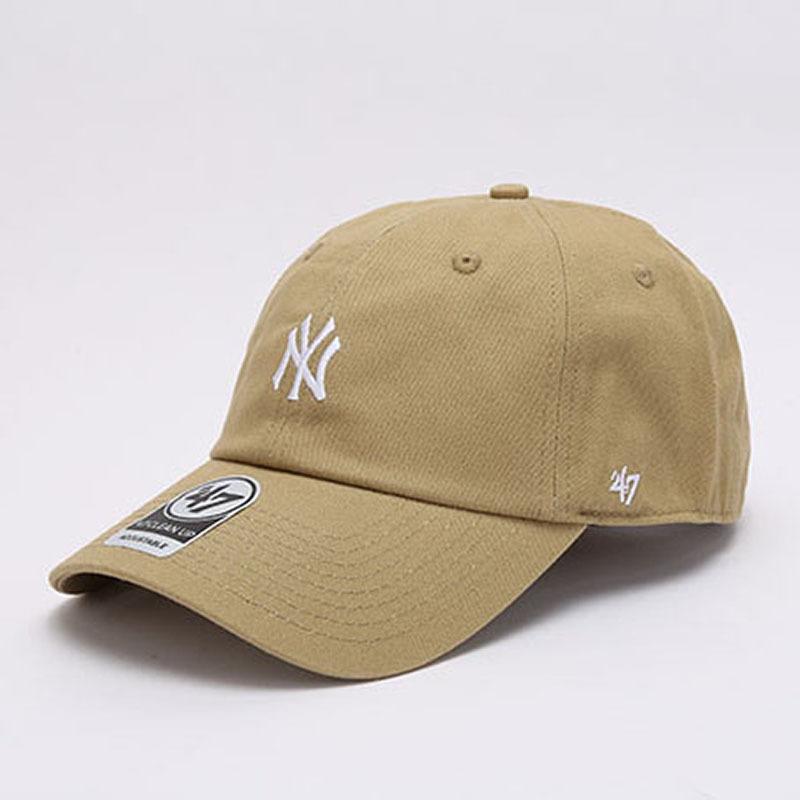 Dodgers and Yankees Baseball Cap 47brand Baseball Cap Female Khaki Retro