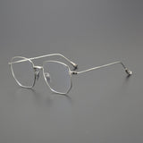 CHH Chrome Hearts Glasses Ultra Light Pure Titanium Silver Fashion Glasses Frame