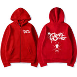 Rock Band My Chemical Romance Mcr Dead Zipper Hoodie