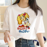 Candy Candy Anime t-shirts women manga Y2K Japanese t shirt
