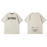 Men T-shirt Border Collie Printed T-shirt Loose Casual