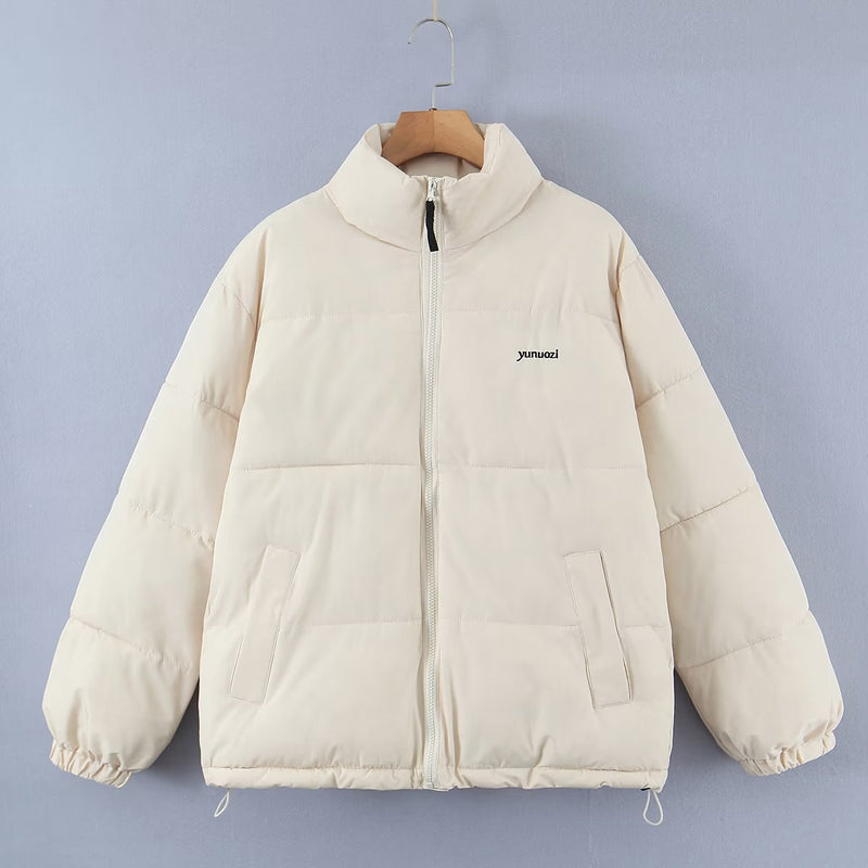 Women Cotton Coat Winter Warm Lightweight Zipper