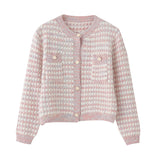 Women Knitted Cardigan Temperament Sweater Cardigan Coat