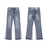 Gallery Dept Jeans Color-matching Flared Jeans Floor-mopping Straight Pants