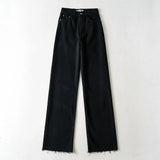 Women Jeans Loose Burrs Slimming