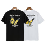 Palm Angle T Shirts Butterfly Printed Shirt Wide
