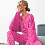 Women Co-Ords Hooded Sweater Fall Winter Fashion Coat