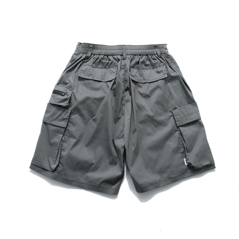 Men Shorts Multi-Pocket Casual Summer Breathable and Loose Workwear