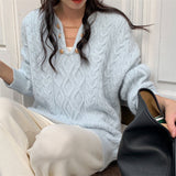 Women Pullover Sweater Temperament Loose Pullover