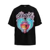 Unisex T-Shirts GRAILZ PROJECT G/R Dolphin Sunset Scene Print Loose T-Shirt