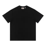 Fog Essentials T Shirts Spring/Summer Double Line Plastic Letter Crew Neck Short Sleeves