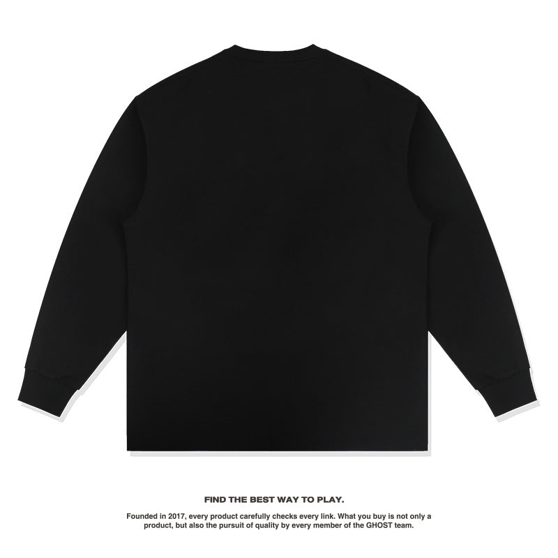 Unisex Long Sleeve Shirt Autumn and Winter Men
