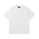Fog Essentials T Shirts Spring/Summer FOG Reflective Letter Crew Neck Short Sleeves