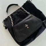 Chh Chrome Heart Leather Bag Shoulder Underarm Bag