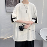 Men T Shirt Summer Loose Retro Pu Shuai