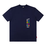 Men's T-Shirt Smiley Face Expression Pattern