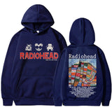Radiohead Vintage Print Hoodie Men's Women's Cotton Pullover